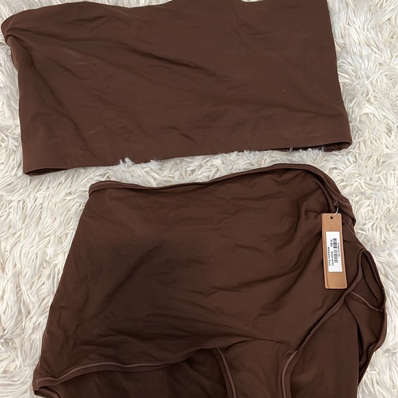 Skims cocoa fit everybody bandaou and brief set - Picture 2 of 4